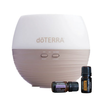 Difusor de óleos essenciais Petal 2.0 com óleos essenciais - doTERRA