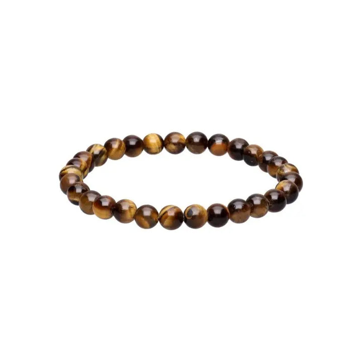 Pulseira com pedras de olho de tigre naturais