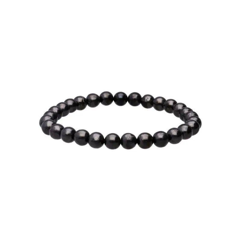 Pulseira com pedras de shungite natural