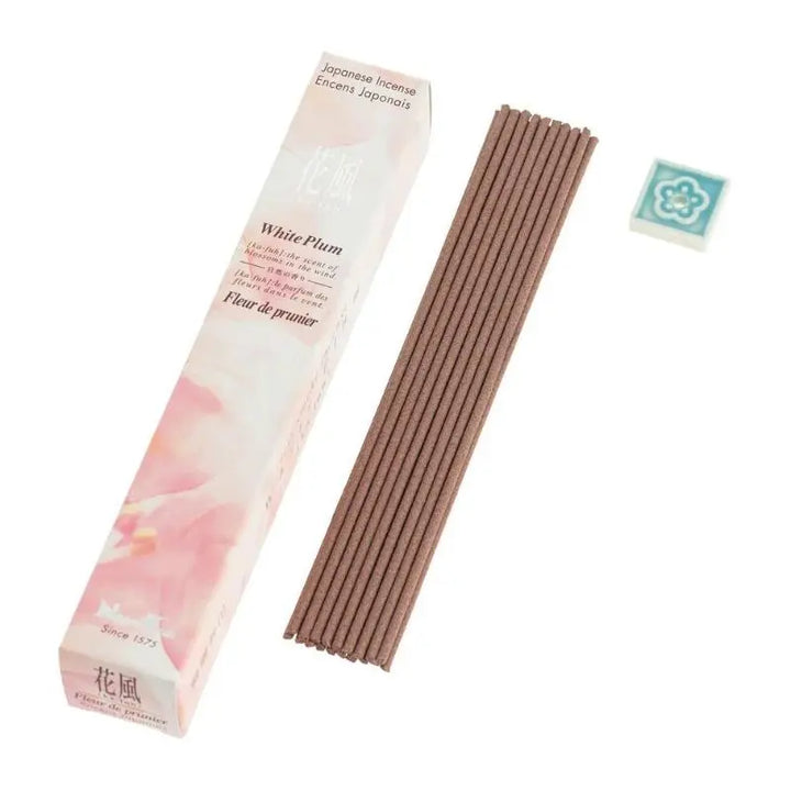 Incenso japonês Ka-fuh - Flor de ameixeira branca