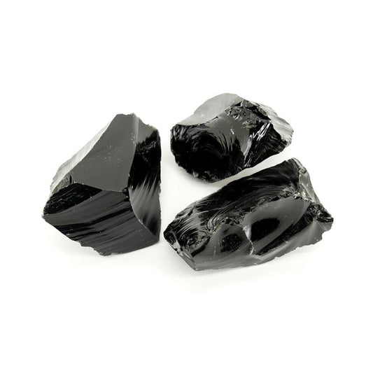 Obsidiana Negra em bruto