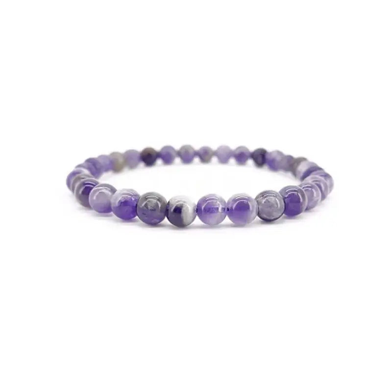 Pulseira de Ametista Chevron