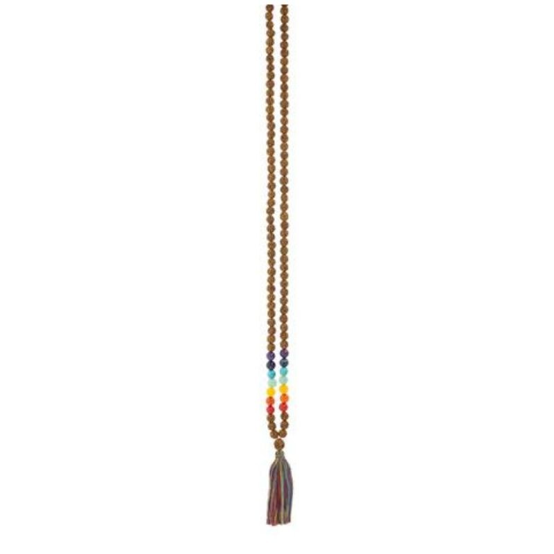 Japamala de Rudraksha 7 chakras