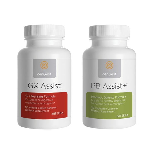 Kit limpeza e renovação dos intestinos doTERRA - GX Assist e PB Assist+