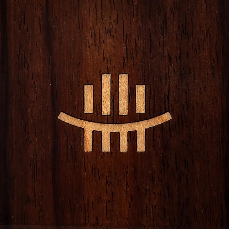 Kalimba Hluru com 21 notas - Dó maior