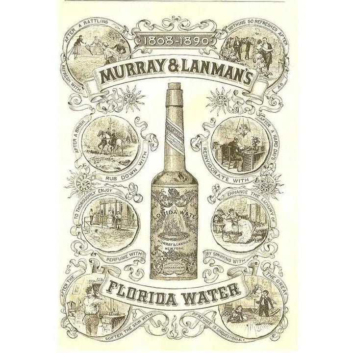 Água Florida Murray & Lanman - Etiqueta Dourada - 270 ml