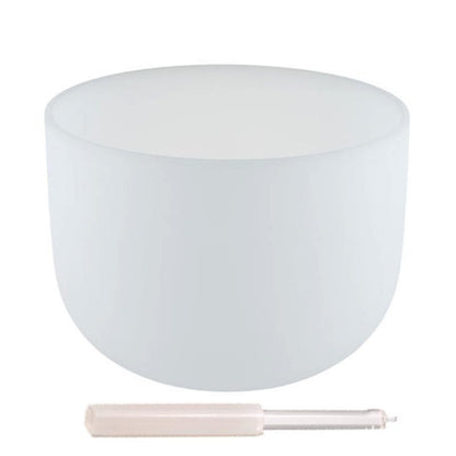 Taça sonora de cristal quartzo de 30 cm - nota Lá (432 Hertz)
