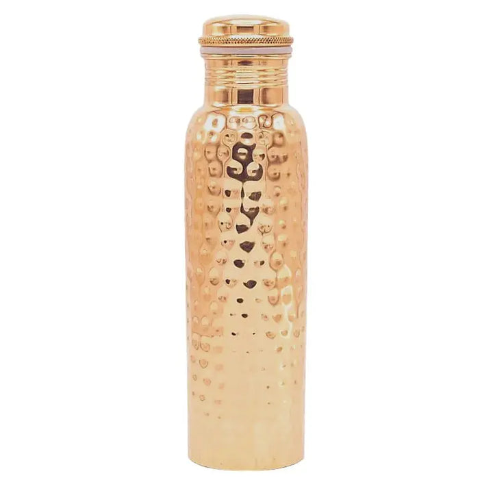 Garrafa de água em Cobre 900 ml - Martelado Yogi & Yogini