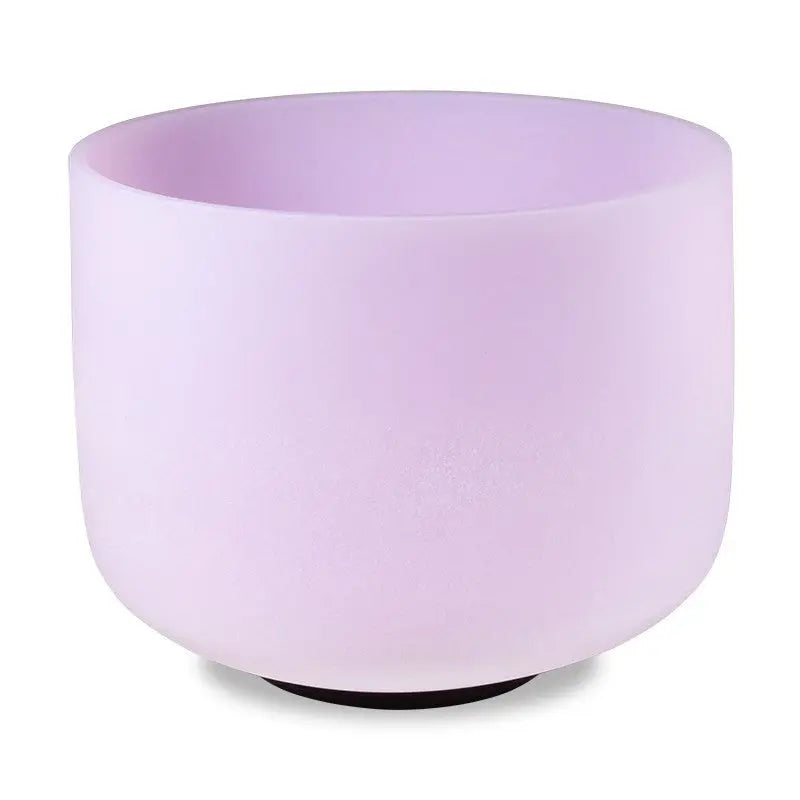 Taça sonora de cristal quartzo rosa - 20 cm