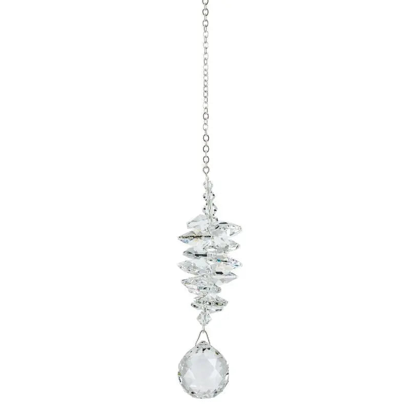 Cascata de cristais Swarovski multifacetados