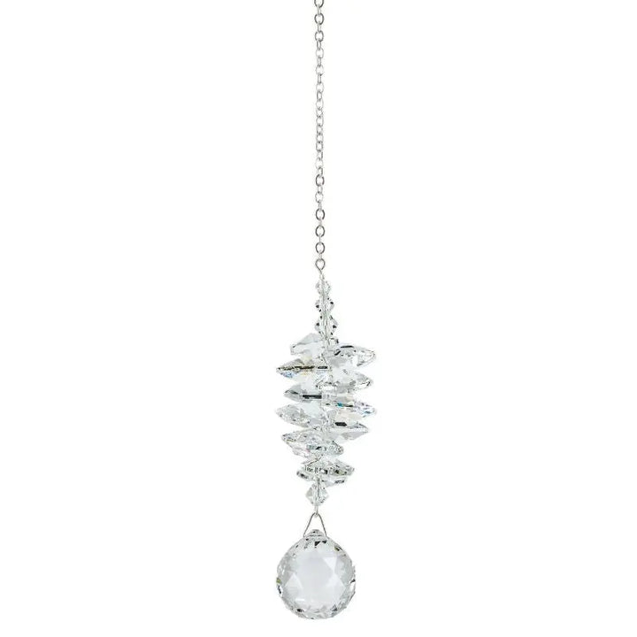 Cascata de cristais Swarovski multifacetados