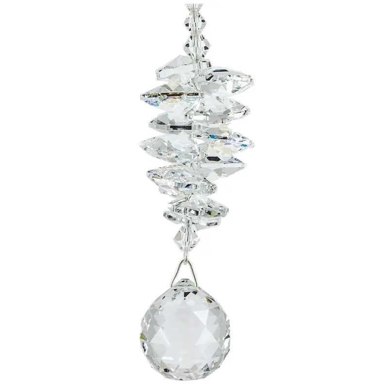 Cascata de cristais Swarovski multifacetados