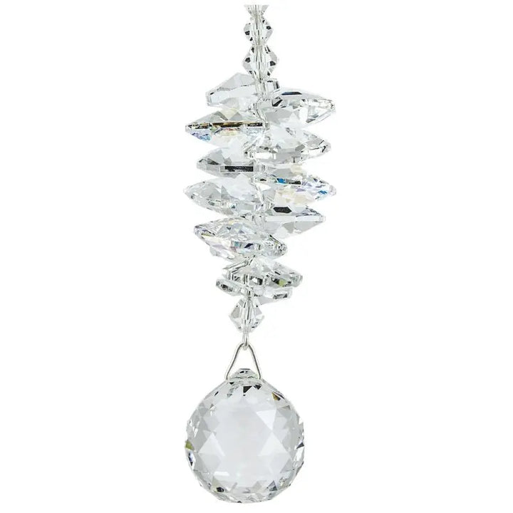 Cascata de cristais Swarovski multifacetados