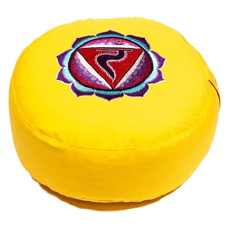 Kit de zafus bordados - 7 chakras