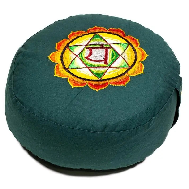 Kit de zafus bordados - 7 chakras