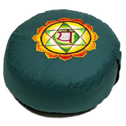 Kit de zafus bordados - 7 chakras