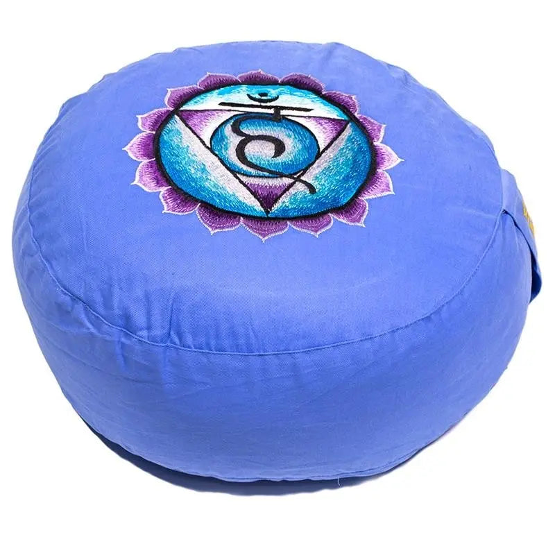Kit de zafus bordados - 7 chakras