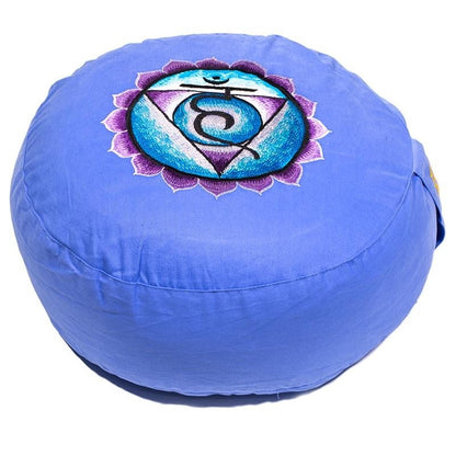 Kit de zafus bordados - 7 chakras