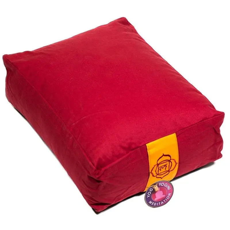 Kit de zafus retangulares - 7 chakras