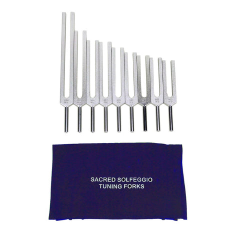 Kit de diapasões Solfeggio