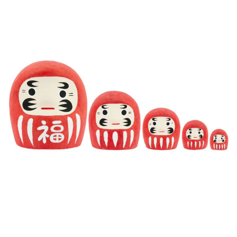 Daruma Matrioshka - conjunto de 5