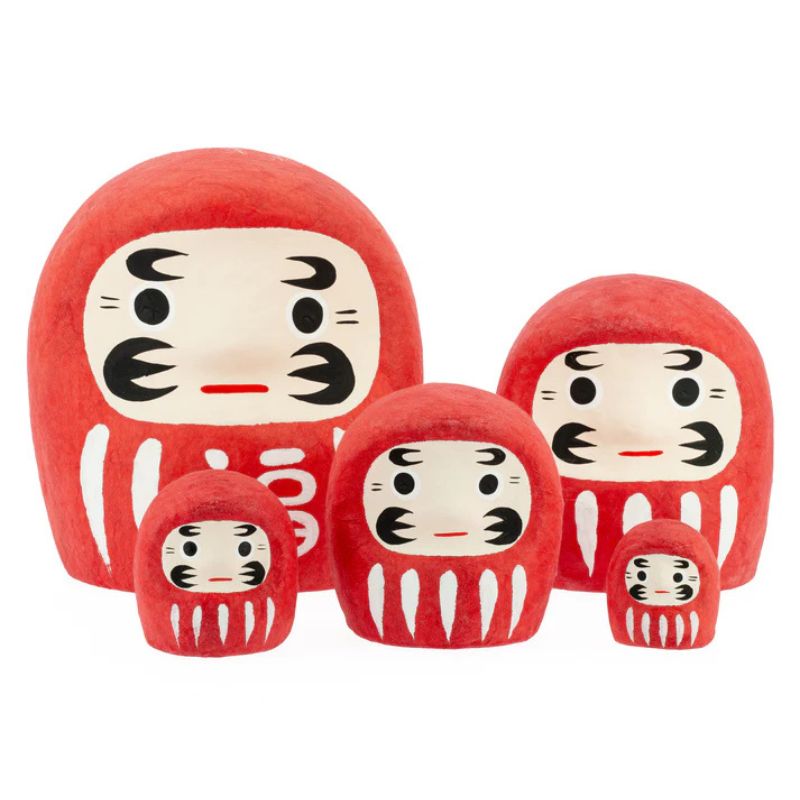 Daruma Matrioshka - conjunto de 5