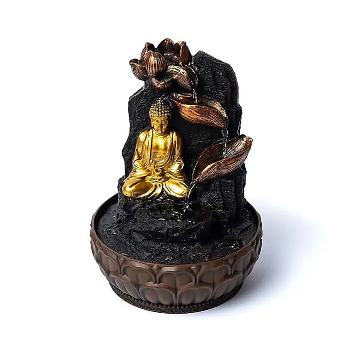 Fonte de Água - Flor de Lótus com Buda