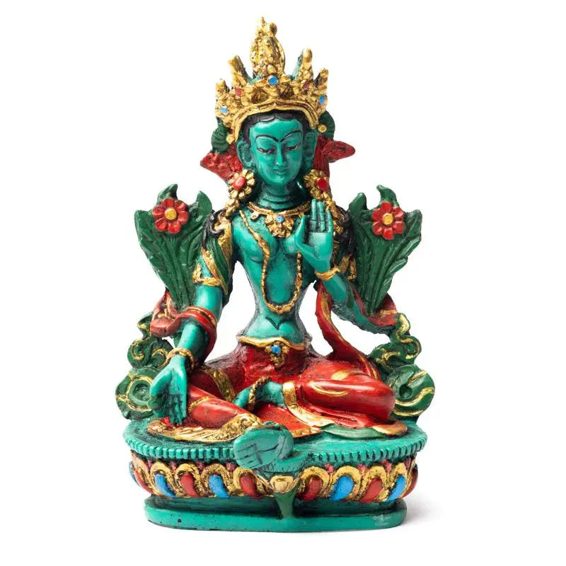 Estátua de Tara Verde - 15 cm