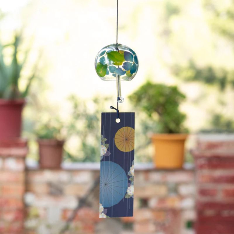 Furin Sino de Cristal - Ajisai