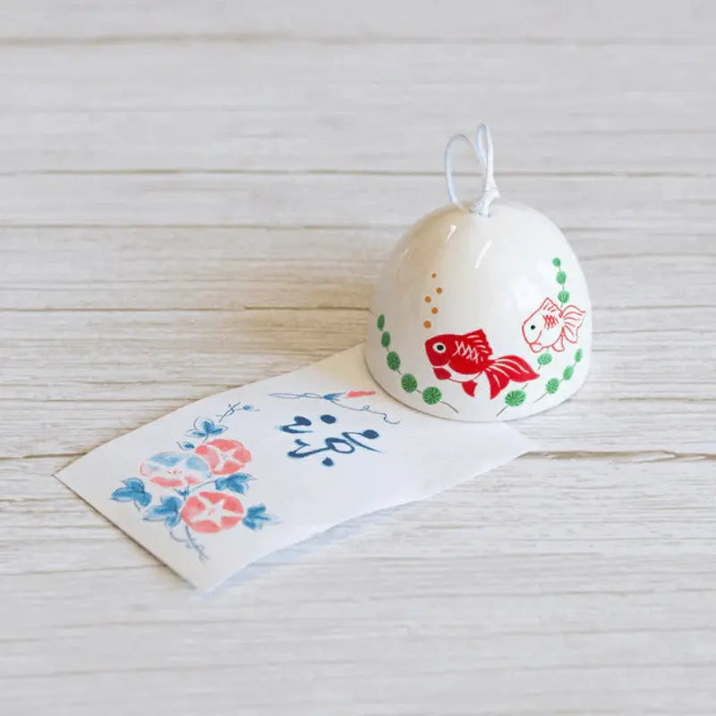 Furin Sino de Cerâmica Rankaku - Peixe Dourado