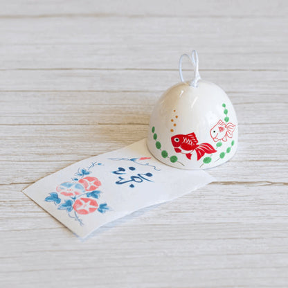 Furin Sino de Cerâmica Rankaku - Peixe Dourado