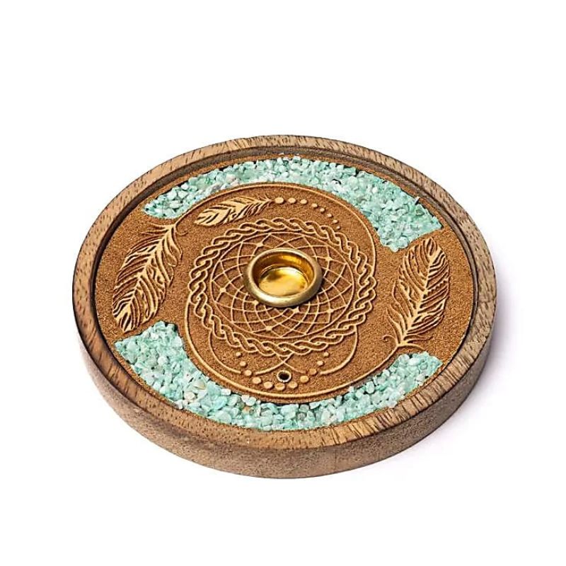 Incensário Filtro dos Sonhos com Amazonita