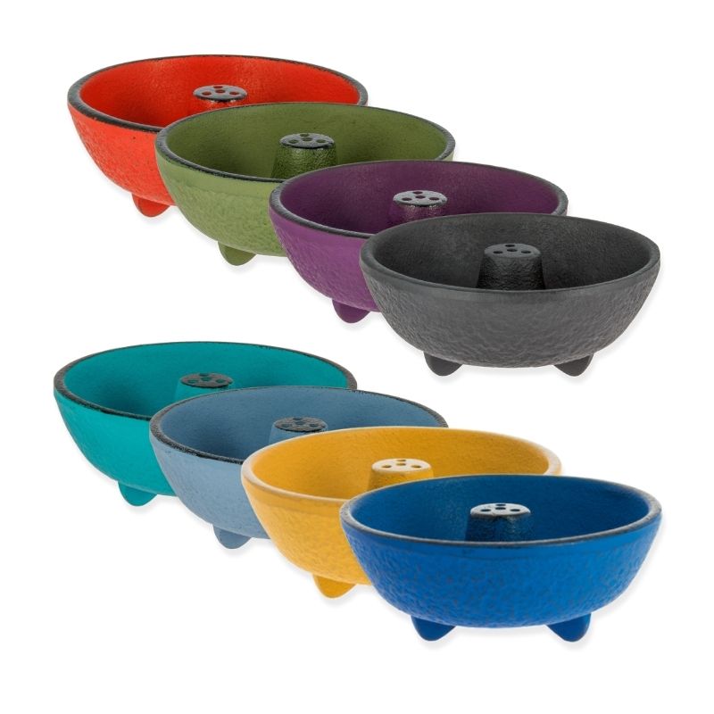 Incensário Japonês Fonte em ferro fundido