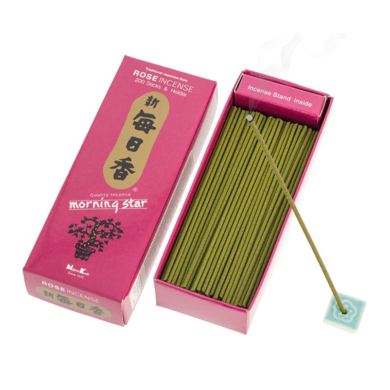 Incenso Japonês de Rosas 200 varetas