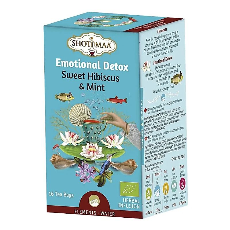 Infusão ayurvédica orgânica Shoti Maa - Emotional Detox