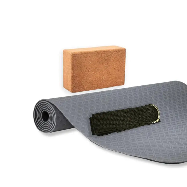 Kit de Iniciação em yoga - Cinzento