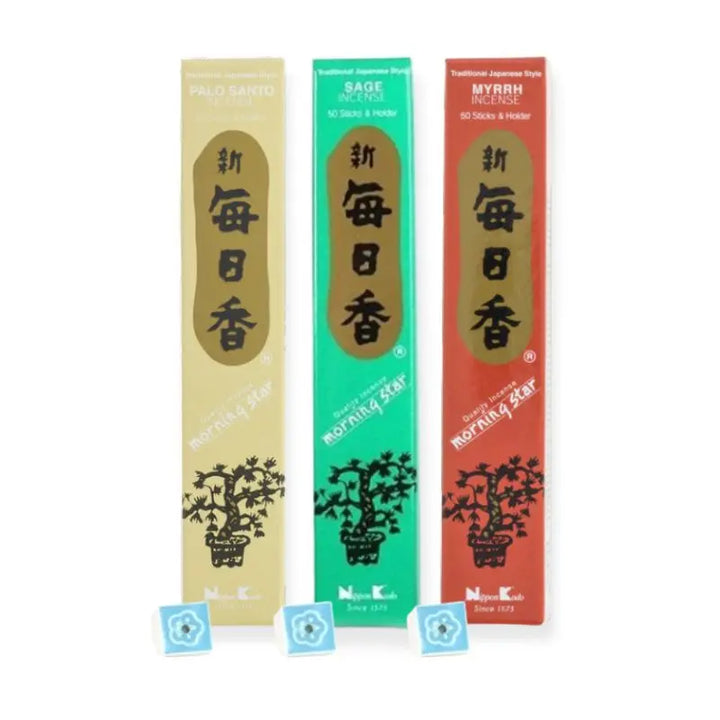 Kit de incensos japoneses - Purificação e proteção energética