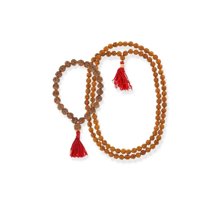 Kit de Jamapala e Pulseira de Rudraksha