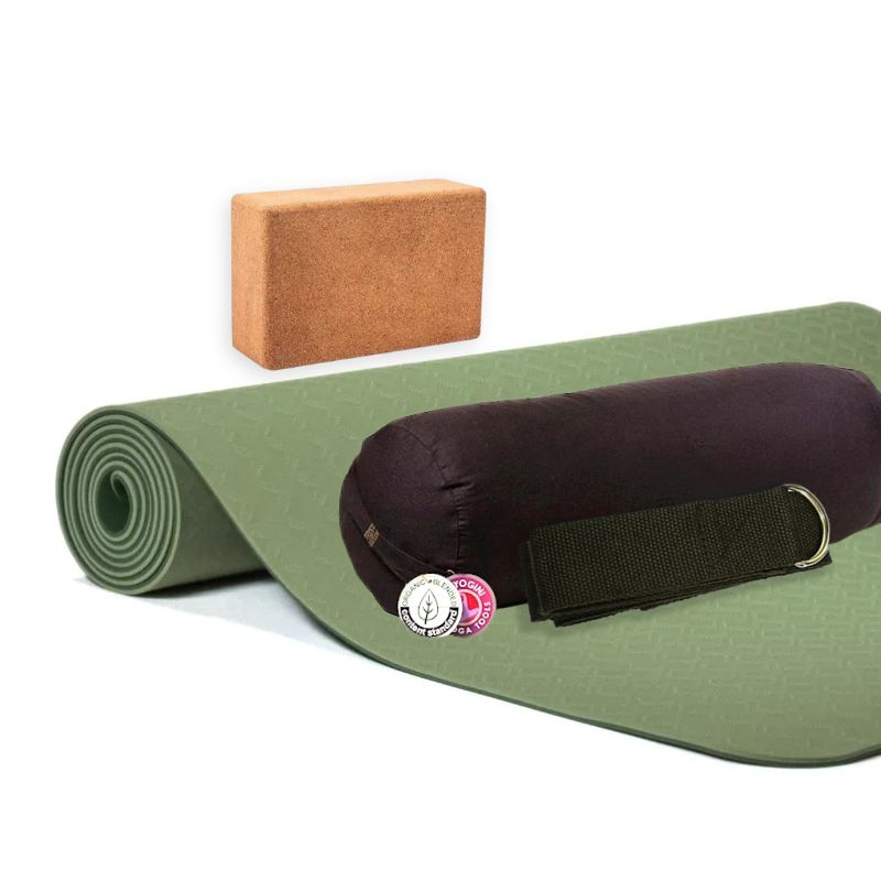 Kit de yoga completo - verde
