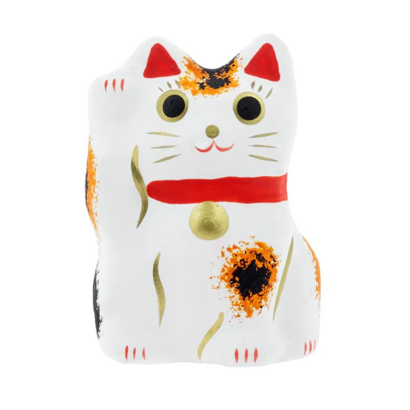 Maneki Neko - Tricolor (Calico) - Boa Sorte