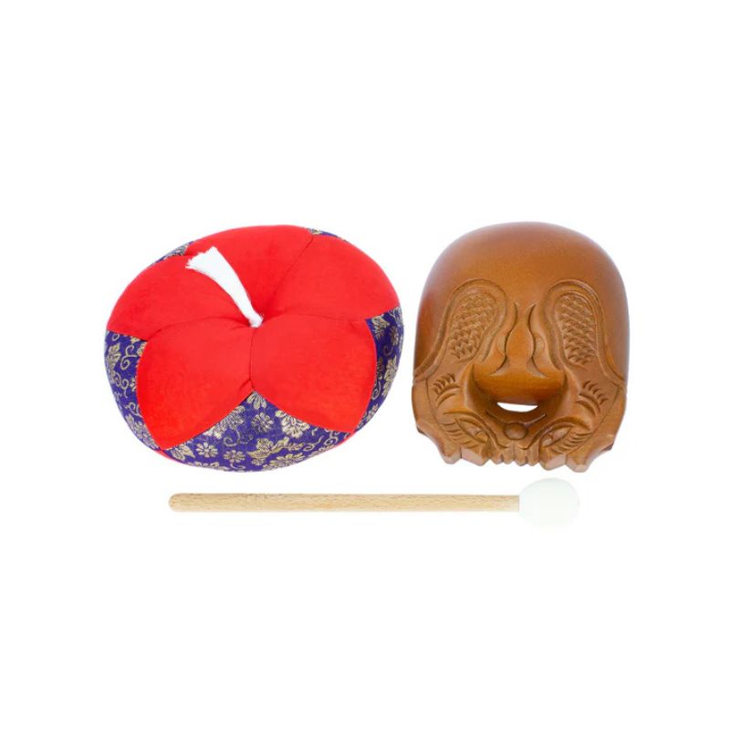 Mokugyo em Madeira - 15 cm