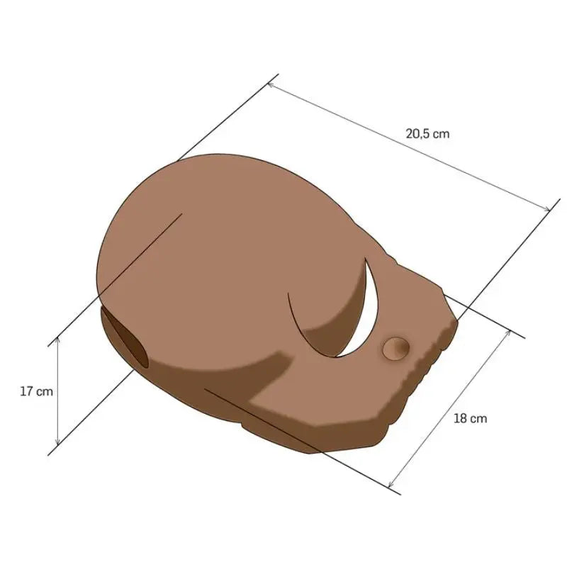Mokugyo em Madeira - 18 cm