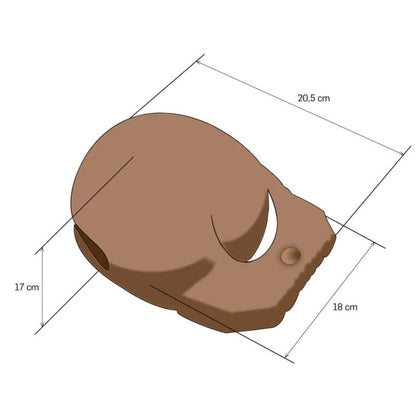 Mokugyo em Madeira - 18 cm