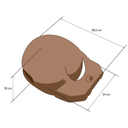 Mokugyo em Madeira - 33 cm