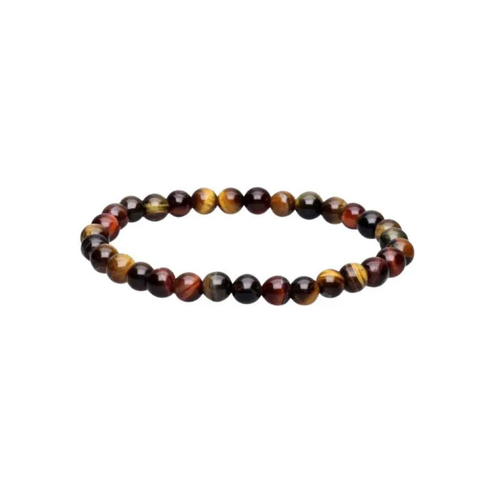 Pulseira Olhos da Sabedoria com olho de tigre, falcão e boi