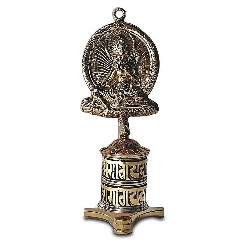 Roda de oração de mesa - Tara Verde