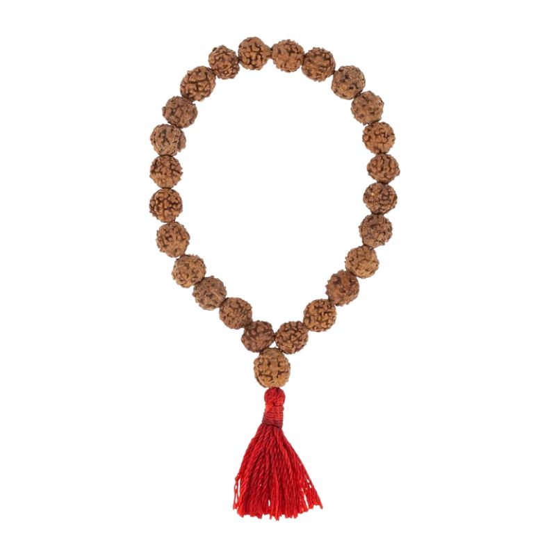 Pulseira mala de Rudraksha