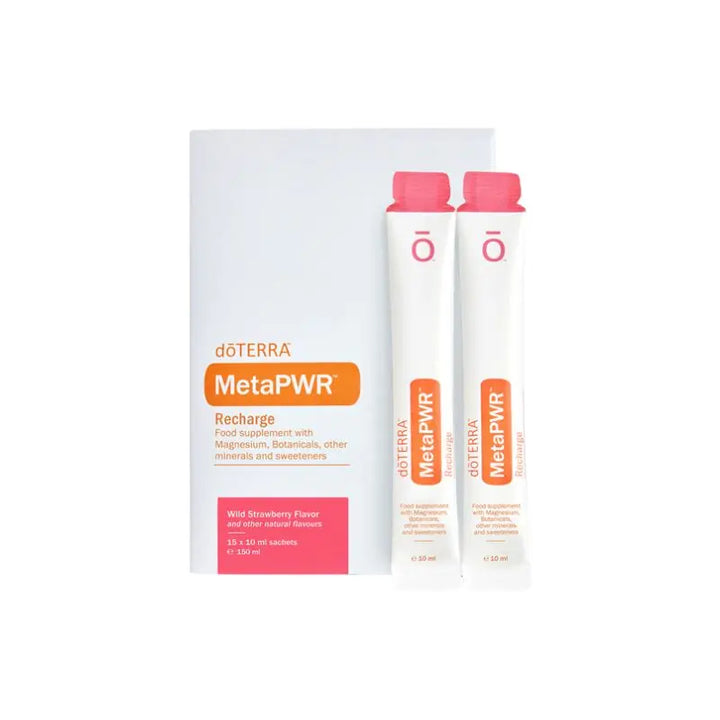 Suplemento MetaPWR Recharge doTERRA sabor morango