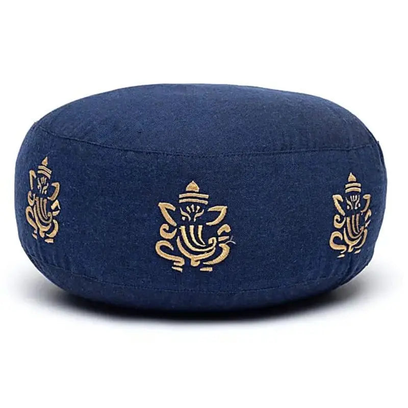 Zafu de meditação decorado Ganesha